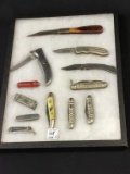Lot of 12 Various Knives Including