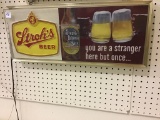 Adv. Stroh's Lighted Beer Sign-in Working Order