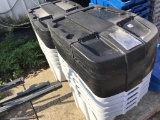 Lot of 12 Suncast Bins w/ Lift Top Lids