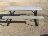 Lifetime Rectangular Folding Picnic Table