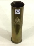 EMPTY Brass Artillery Shell Casing-Trench Art