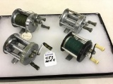 Lot of 4 Fishing Reels Including