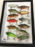 Lot of 12 Fishing Lures Including