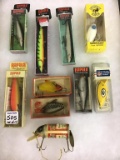 Lot of 10 Fishing Lures (Most NIB) Including