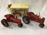 Pair of Ertl McCormick Farmall 1/16th Scale