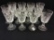 Set of 12 Waterford Kinsale Water Goblets-