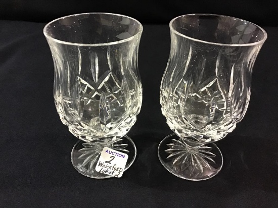 Lot of 2 Waterford Beverage Glasses-