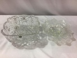 Lot of 2 Glassware Pieces Including Heavy