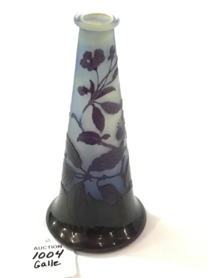 Blue Galle Vase (6 Inches Tall)