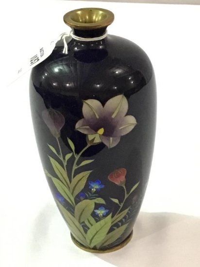 Cloisonee Cabinet Vase-7 Inches Tall