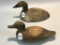 Lot of 2 Unknown Un-Painted Decoys