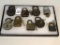 Lot of 9 Various Old Padlocks w/ Keys