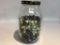 Lg. Glass Jar Filled w/ Approx. 700 Marbles