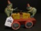 Wyandotte Wind Up Hoky Poky Tin Toy