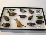 Group of Approx. 12 Miniature Decoys by