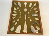 Collection of Approx 35 Arrowheads on