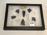 Collection of Approx. 17 Arrowheads/Bird Point