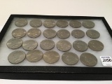 Collection of 23 Ike Dollars