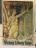 Lg. Victory Liberty Loan Poster on Board