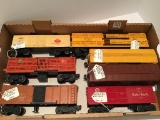 Lot of 7 Like New Condition Lionel O Gauge Train