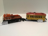 Lot of 2 Like New Condition Lionel O Gauge