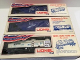 Lot of 3 Like New Condition Lionel O-Gauge Train