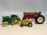 Lot of 3 Toys Including International Toy Tractor