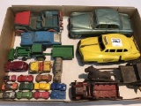 Group of Various Vintage Toy Cars Including