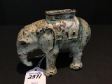 Iron Elephant Bank (4 Inches Tall)