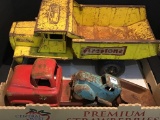 Lot of 3 Toy Trucks Including Buddy L-Mack Toy
