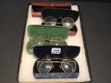 Collection of 4 Pair of Vintage Spectacles