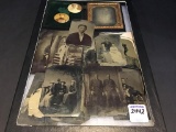 Collection of Approx 14 Old Photo Tin Types