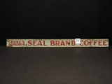Sm. Tin Sign-Chase & Sanborn Seal Brand Coffee