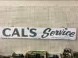 Painted Board Sign-Cal's Service