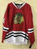 Reebok NHL Black Hawks Hockey Jersey-Size 56