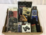 Box w/ Gun Related Items-Most All New in Boxes/