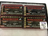 4 Full Boxes of Winchester Varmint HV 17 HMR