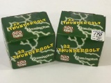 2 Full Boxes of Remington 22 Thunderbolt