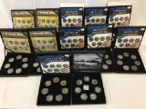 Lot of 12 Comm. Quarter Sets (7 in Each Set)