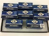 Lot of 8 Full Boxes of PPU 30 Carbine