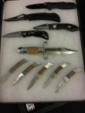 Lot of 10 Various Folding Knives