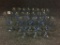 Set of 11 Blue Caprice Stemmed Goblets