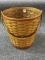 Longaberger 1991 Bankers Wastebasket