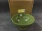 Longaberger Pottery Sage Green Woven Traditions