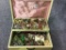 Jewelry Box Filled w/ Misc Ladies Costume Jewelry