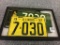 Collection of 3 Sets of Old 1930's License Plates