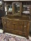 Lg. Ornate Claw Foot Sideboard Cabinet