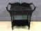 Black Paint One Drawer Wash Stand