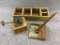 Lot of 3 Primitives Including One Drawer Coffee