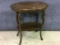 Wood Oval Parlor Table (30 Inches Tall X